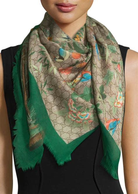 gucci tian foulard scarf